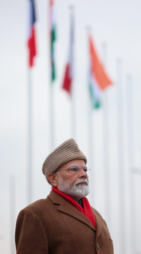 PM arrives at Orly Airport, in Paris (France) on February 10, 2025.